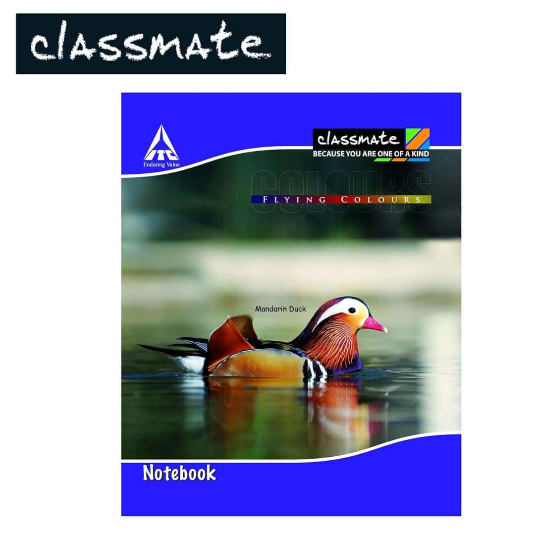 Classmate Hard Bounded Single Line Note Book 272Pg (190X155mm)
