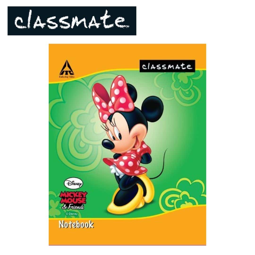 Classmate Hard Bounded Unruled Note Book 120Pg (190X155mm)