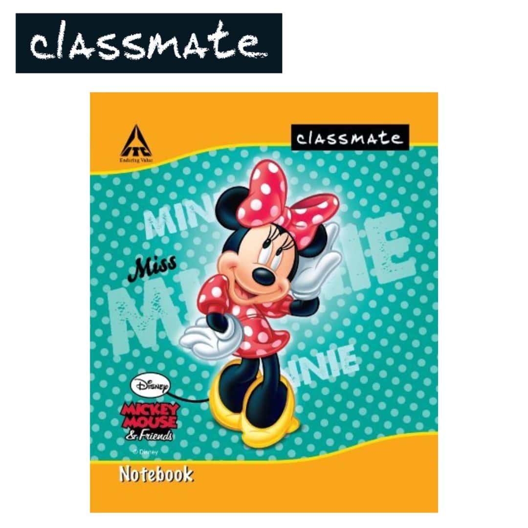 Classmate Hard Bounded Unruled Note Book 172Pg (190X155mm)