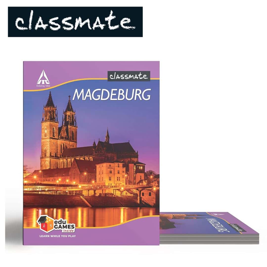 Classmate Hard Bounded Unruled Note Book 272Pg (190X155mm)