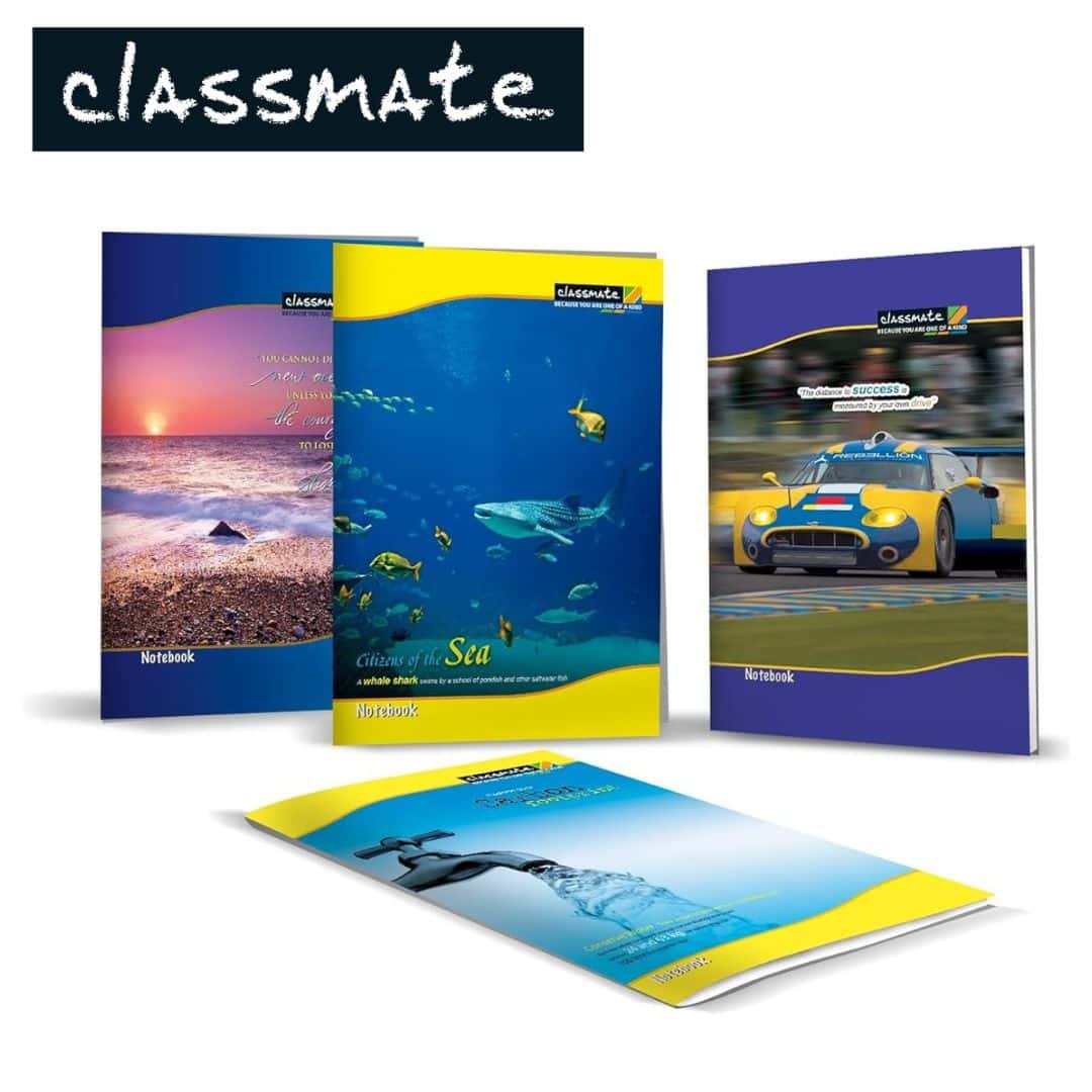 Classmate Soft Bounded Single Line Book 100Pg(255X205mm)