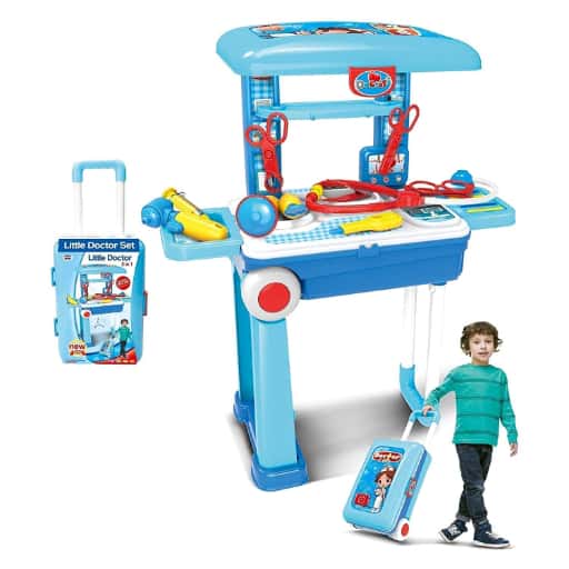 Play Doctor Set For Kids With Trolley Suitcase