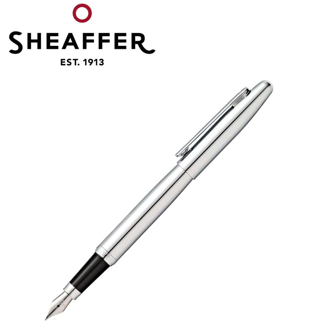 PEN SHEAFFER VFM E9421 CHROME WITH CHROME TRIM M FP