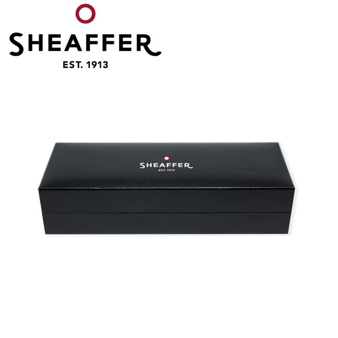 PEN SHEAFFER SAGARIS E9475 BLACK BARREL AND CHROME CAP WITH GOLD TONE TRIMS RB