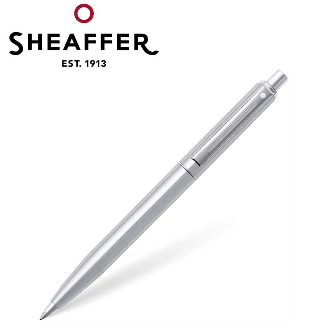 PEN SHEAFFER SENTINEL E321 BURGANDY BARREL BRUSHED CHROME CAP AND CHROME TRIM BP