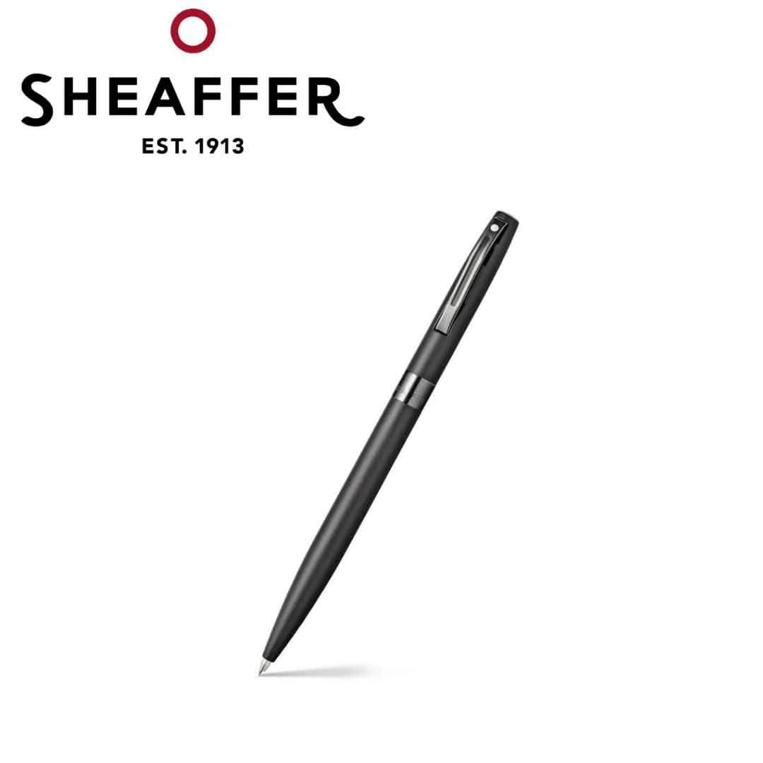 PEN SHEAFFER REMINDER E9017 MATTE BLACK LACQUER WITH POLISHED BLACK PVD TRIM BP