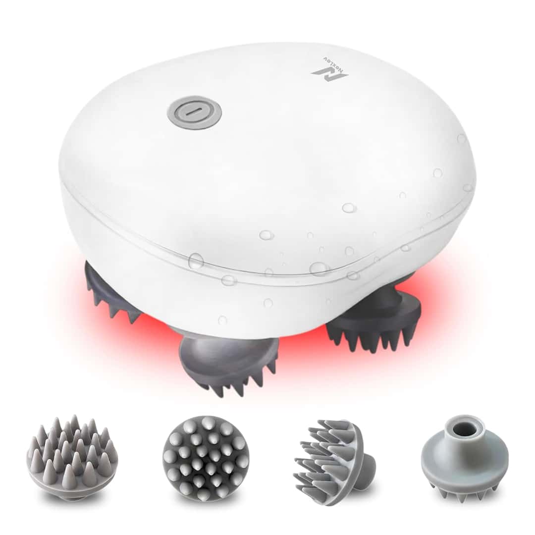 NexLev 2 in 1 Scalp Massager & red Light Therapy HM-02