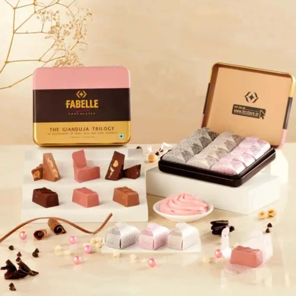 Fabelle Gianduja Trilogy - 12 cubes