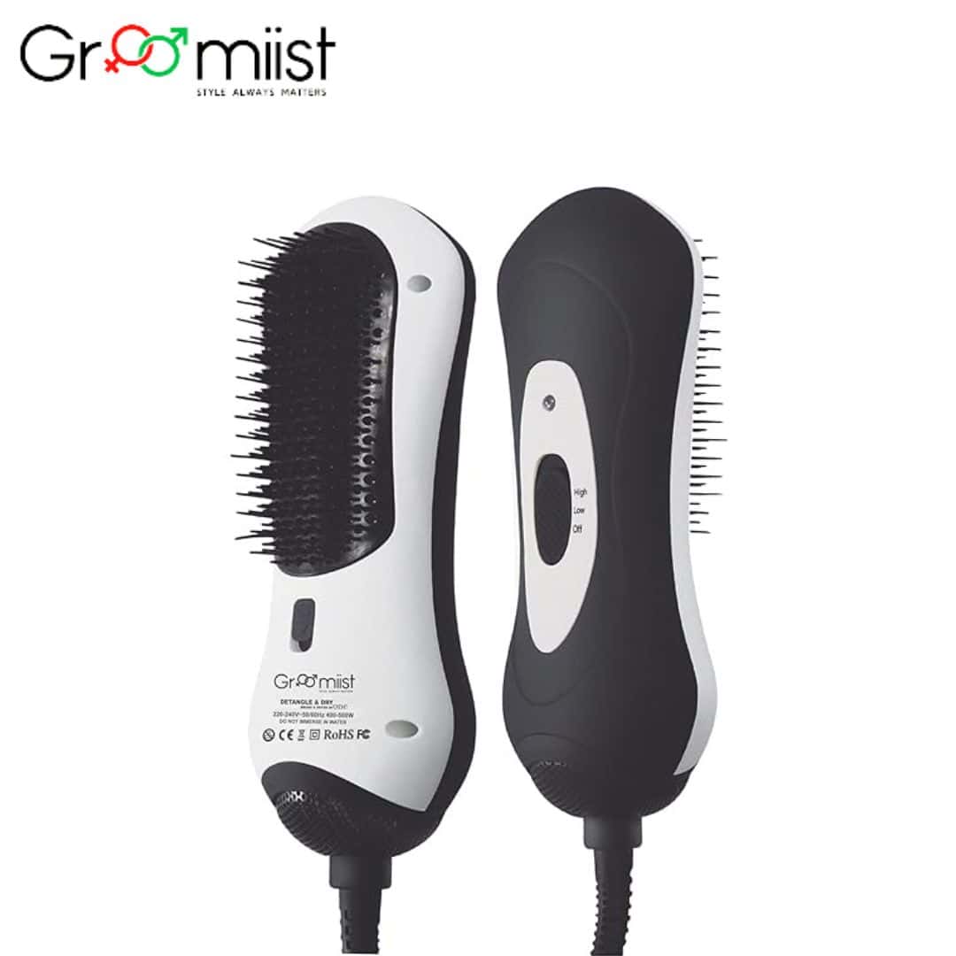 Groomiist GHD-96 500 Watts Dries,Detangles & De-frizzes all in one go Dryer Brush