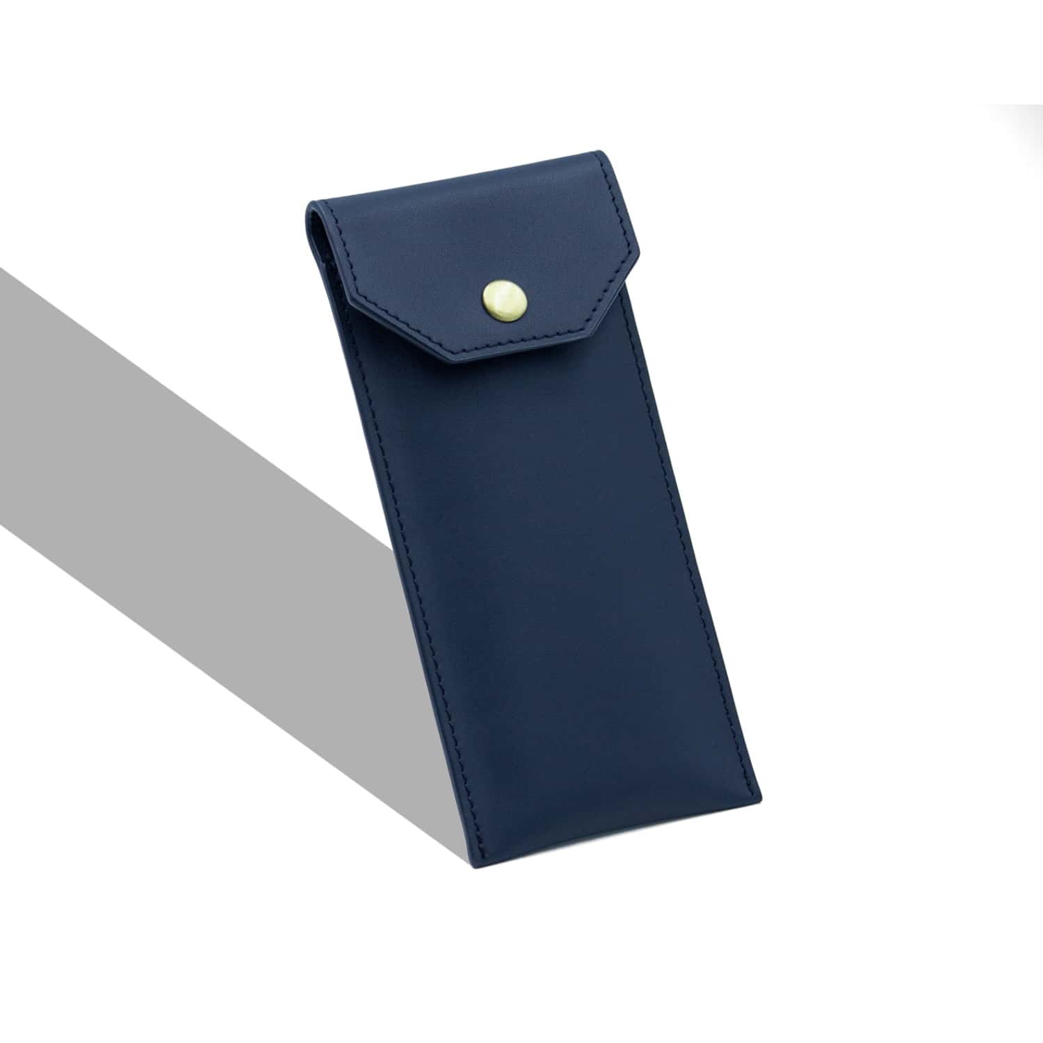 Leather Chef Pencil Pouch Midnight Blue