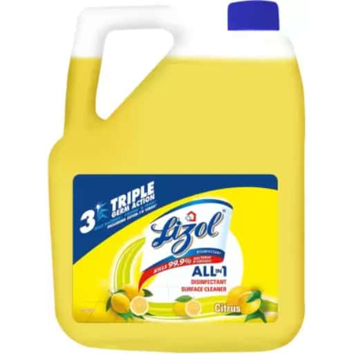 Lizol Disinfectant Surface Cleaner Citrus 5Ltr