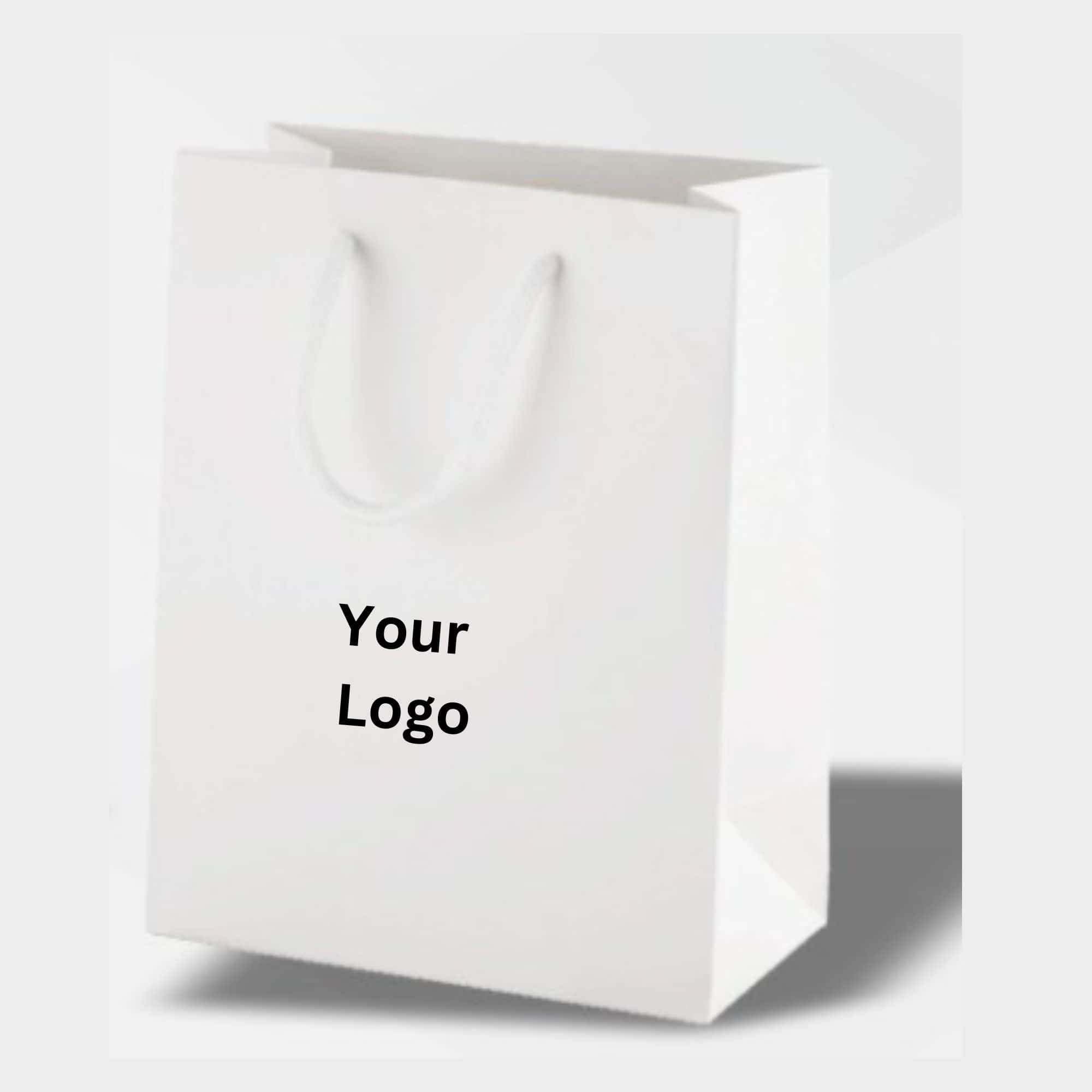 White Paper Bags Large