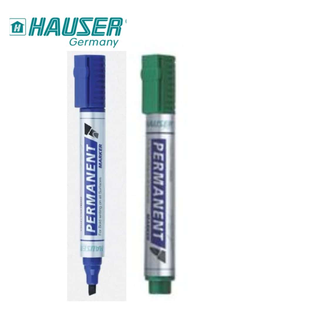 Hauser PERMANENT MARKER Pack Of 10(Blue,Gree, Red,Black)