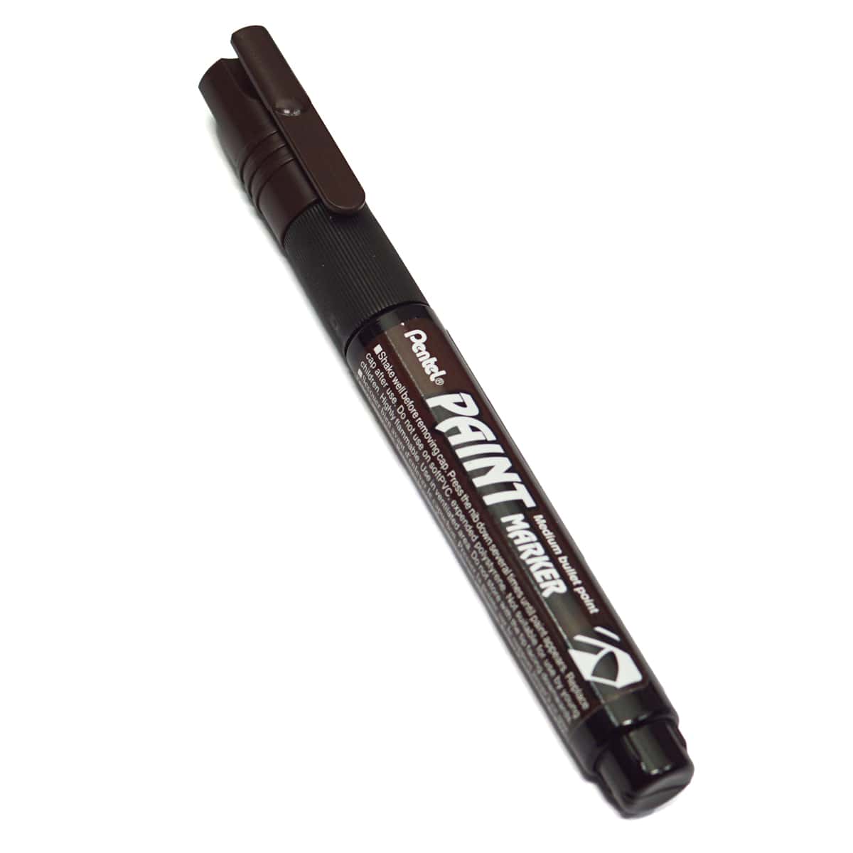 Pentel Paint Marker Medium Bullet Point Brown MMP20