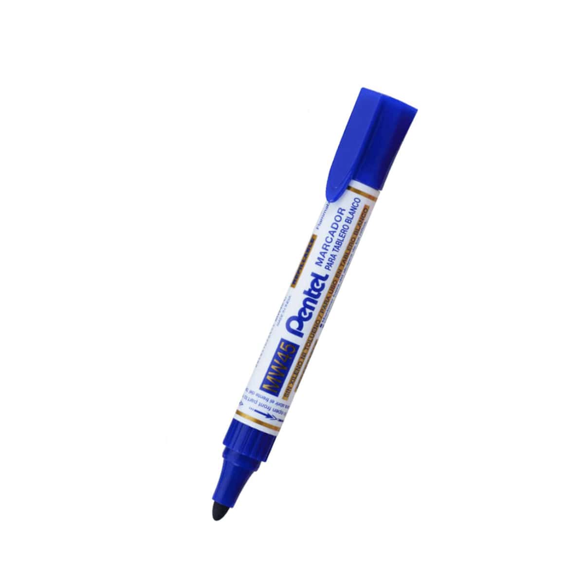 Pentel MW45 White Board Marker 10pc Box Blue