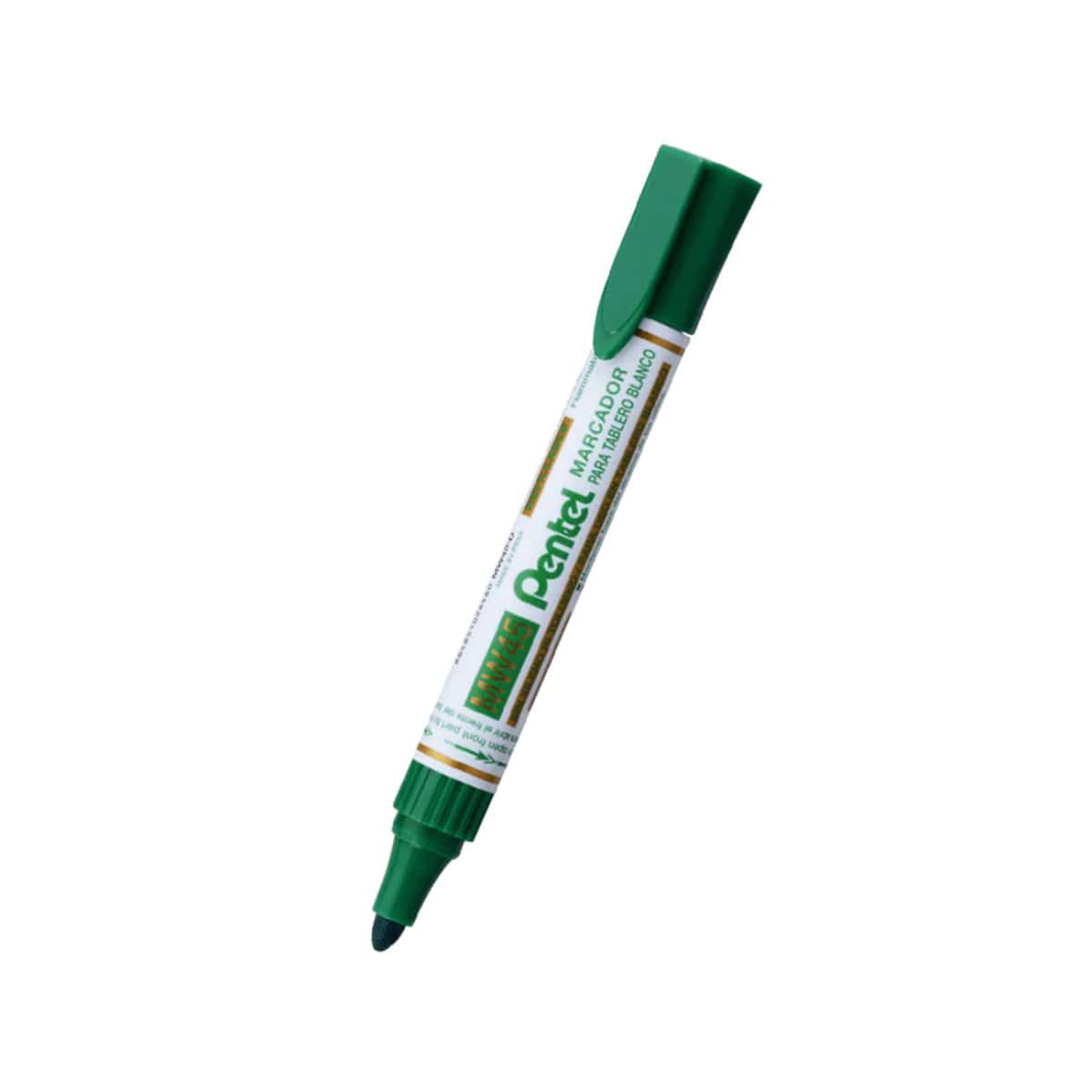 Pentel MW45 White Board Marker 10pc Box Green
