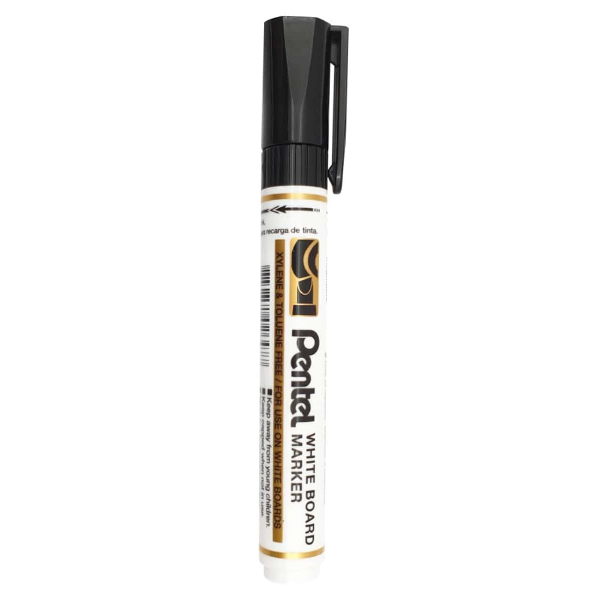 Pentel MW46 White Board Marker 10pc Box Black