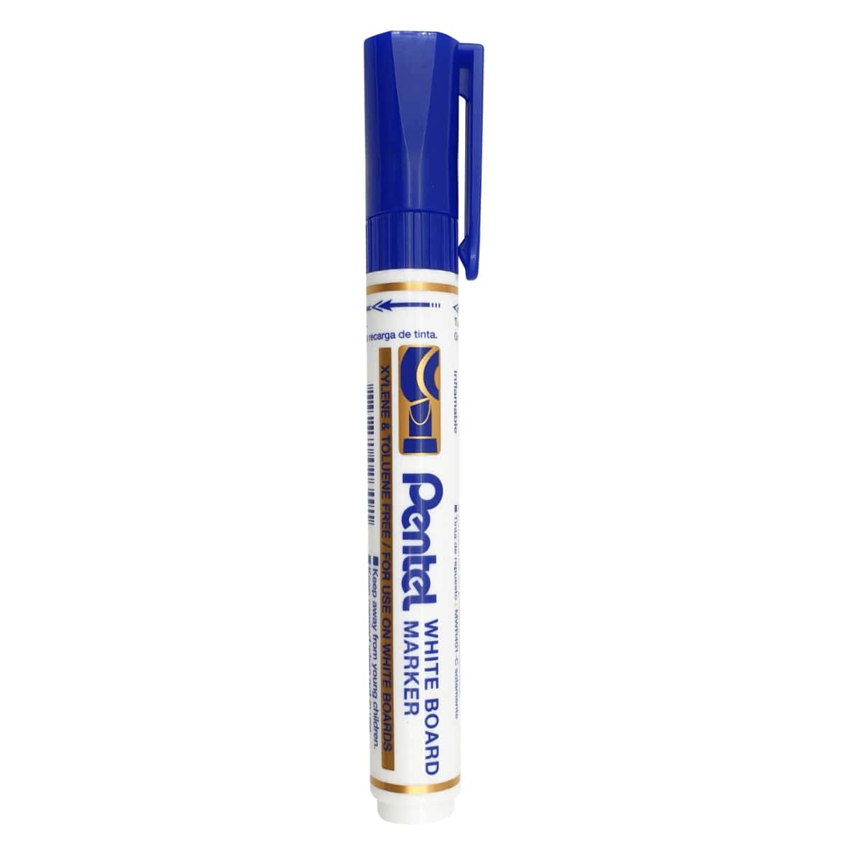 Pentel MW46 White Board Marker 10pc Box Blue
