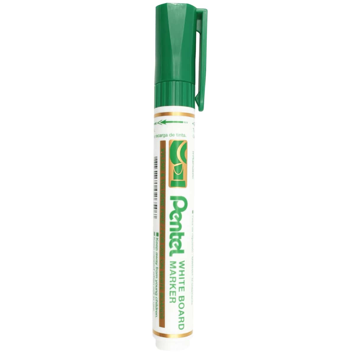 Pentel MW46 White Board Marker 10pc Box Green