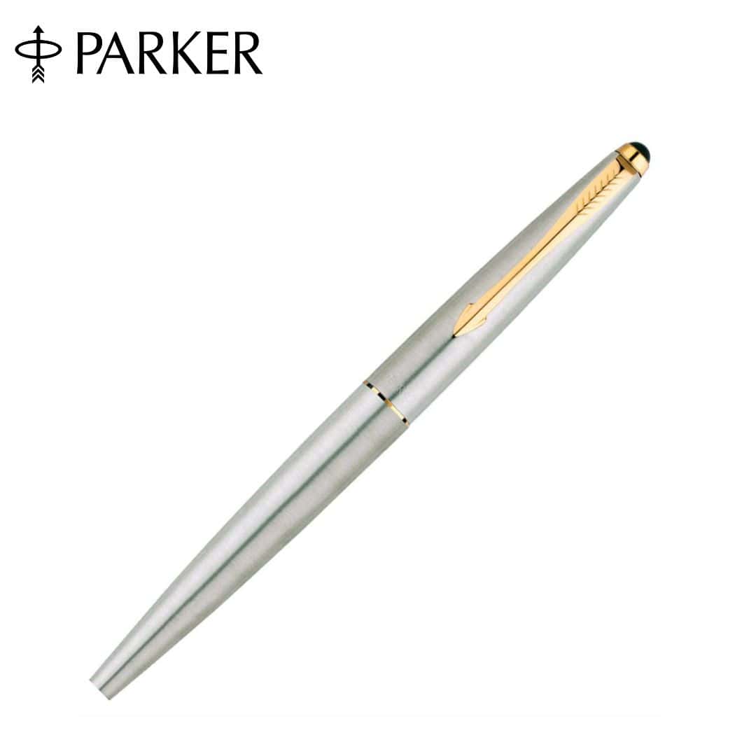 Parker Galaxy Stainless Steel Roller Ball Pen GT