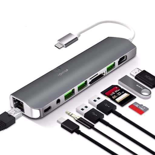 Powerup Type-C 9IN1 USB HUB Multi-Functional