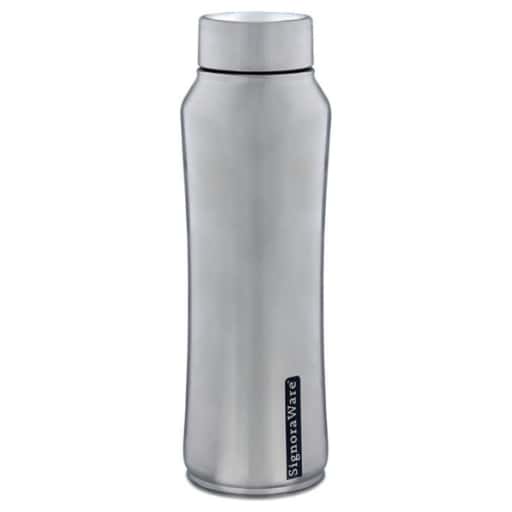 Signoraware Rexo Steel Water Bottle 1 Ltr (Set of 2)