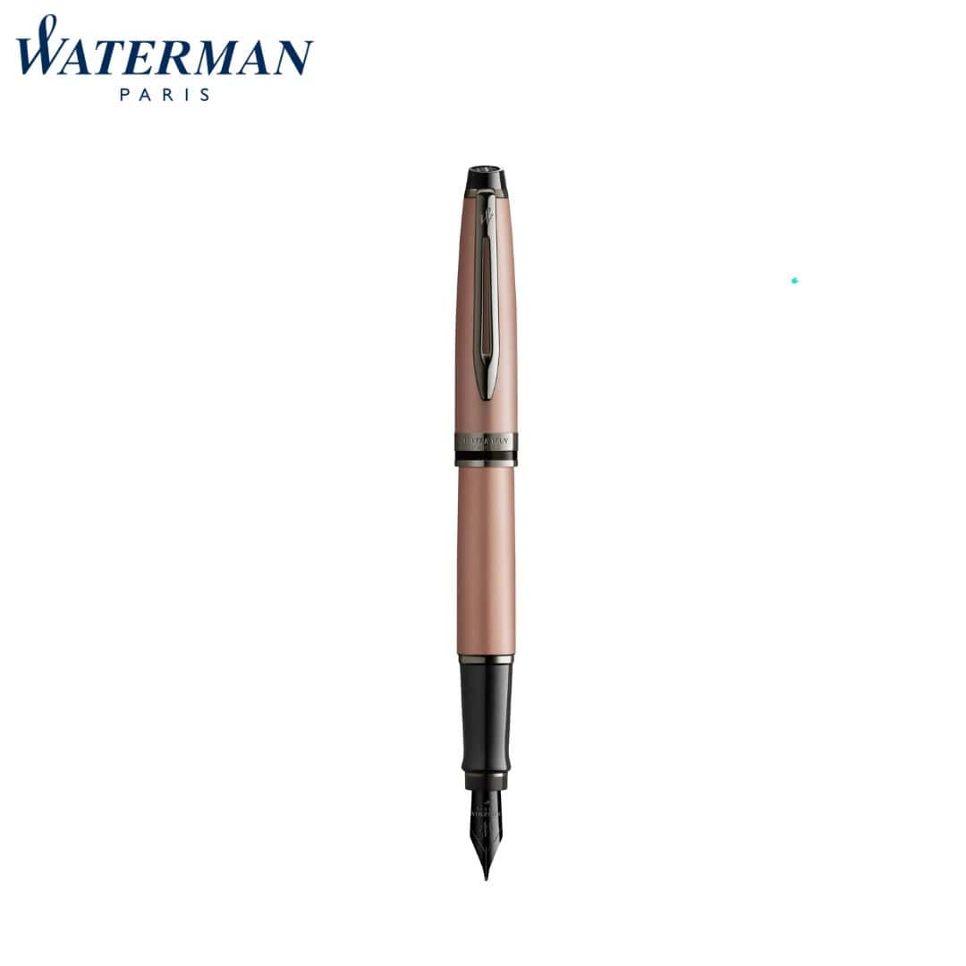 Waterman Expert Rose Gr Trim Fountain Fine Pen