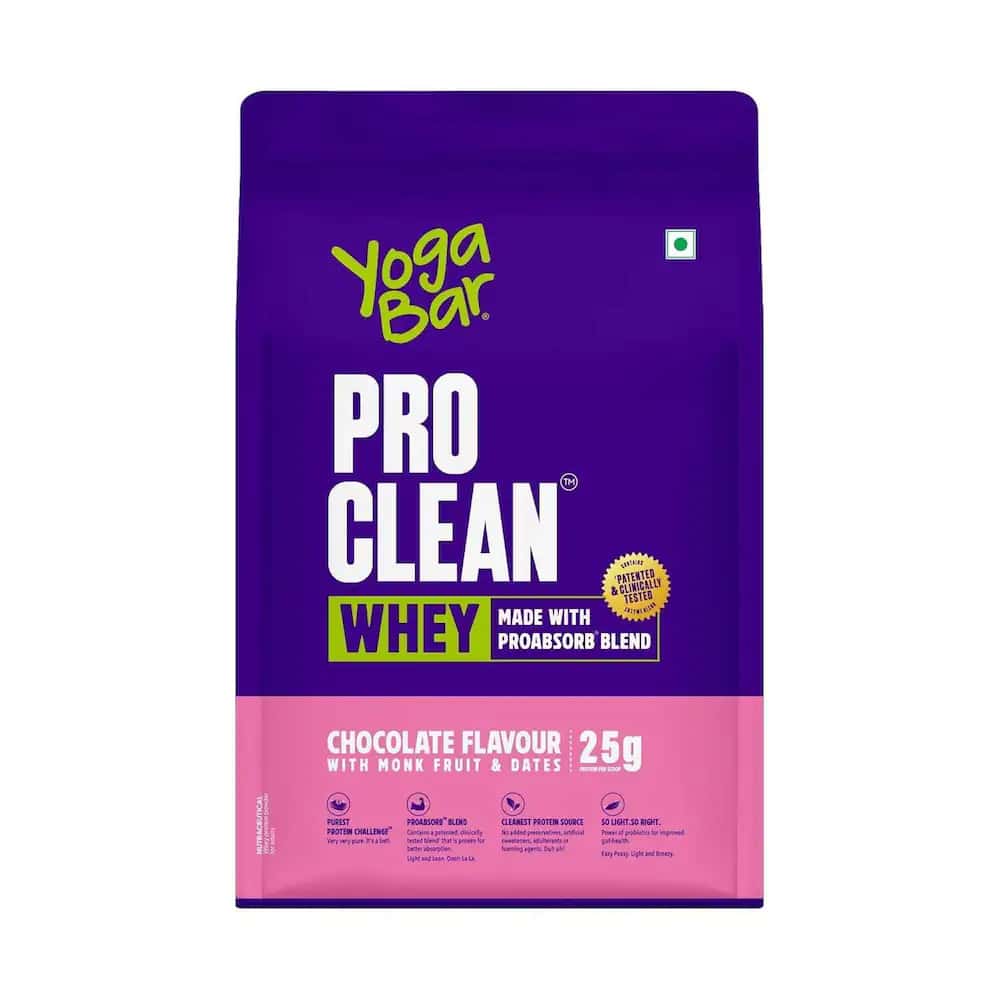 Yoga Bar Whet Protein Chocolate with Monk Fruit & Dates - 3 Sachet (105g)