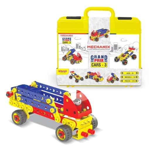 Zephyr Mechanix 3602003 Plastic Cars - 3 Board Game