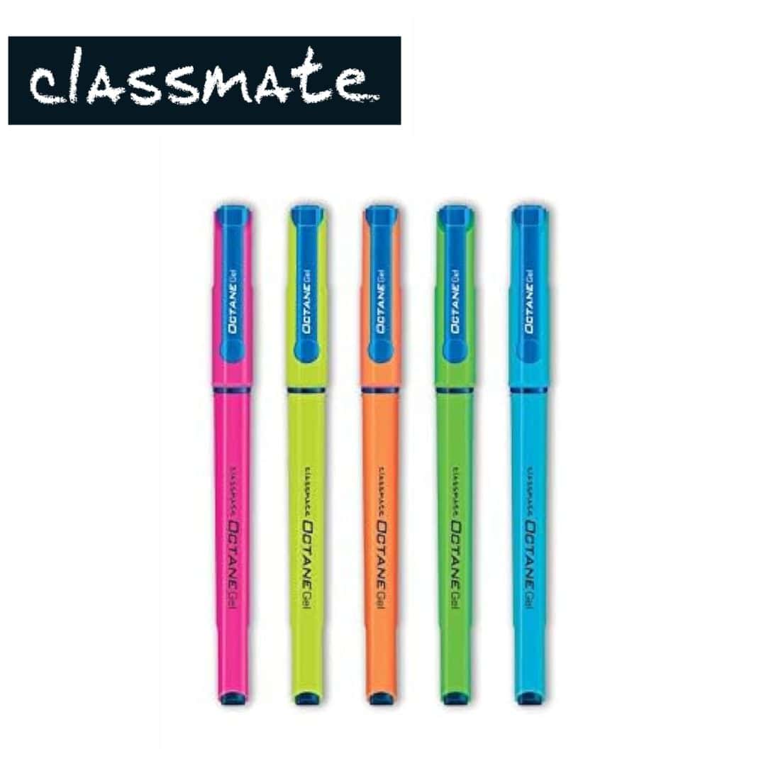 Classmate Octane Gel Pen Blue(Pack Of 5) in bulk from India — Ant Mascot