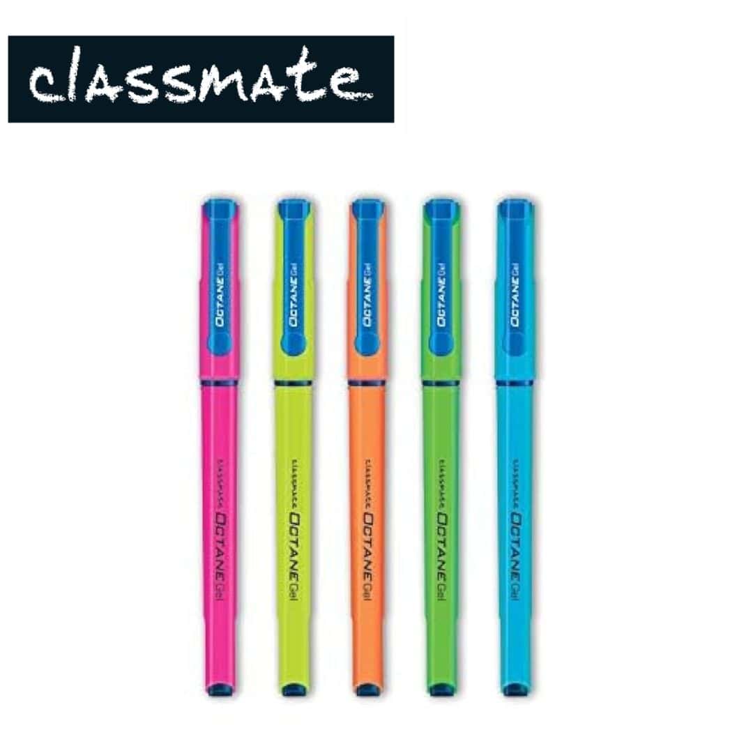 Classmate Octane Gel Neon Blue(Pack Of 5) in bulk from India — Ant Mascot