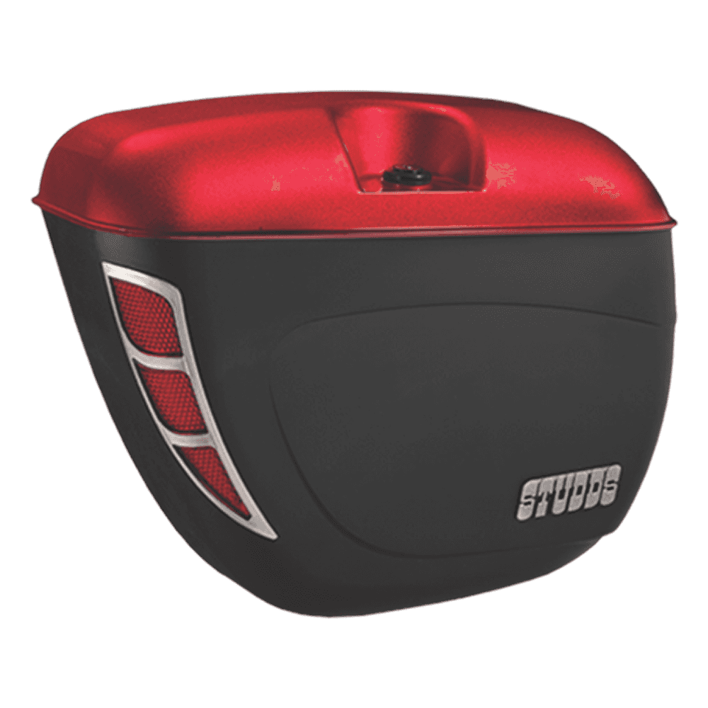Studds 100 Cc Safari Box With Universal Fitments Cherry Red in bulk from India — Ant Mascot