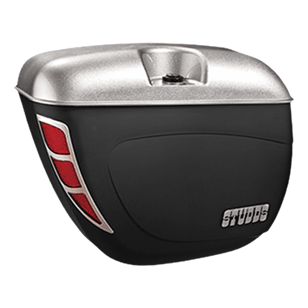Studds 100 Cc Safari Box With Universal Fitments Silver Grey in bulk from India — Ant Mascot