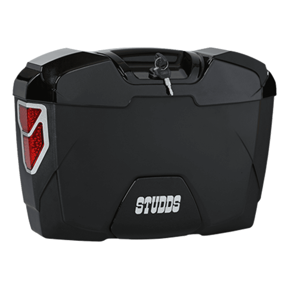 Studds Side Box Explorer With Universal Fitment Clamp Black in bulk from India — Ant Mascot