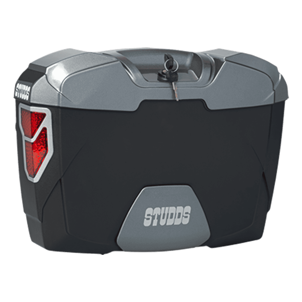 Studds Side Box Explorer With Universal Fitment Clamp Gun Grey in bulk from India — Ant Mascot