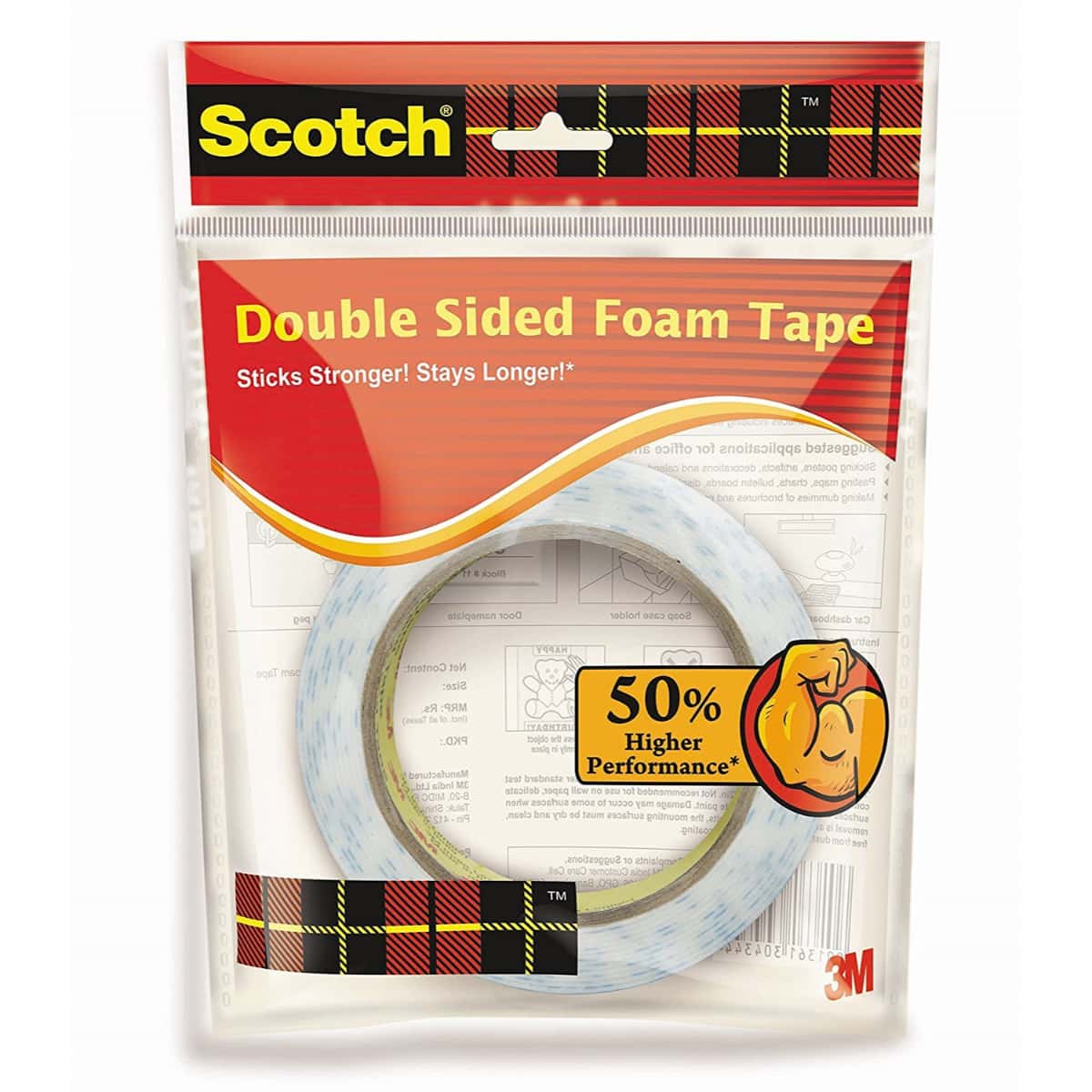 3M Scotch Double Sided Tape 3Inch Core Tape Rolls12mmX3m in bulk from India — Ant Mascot