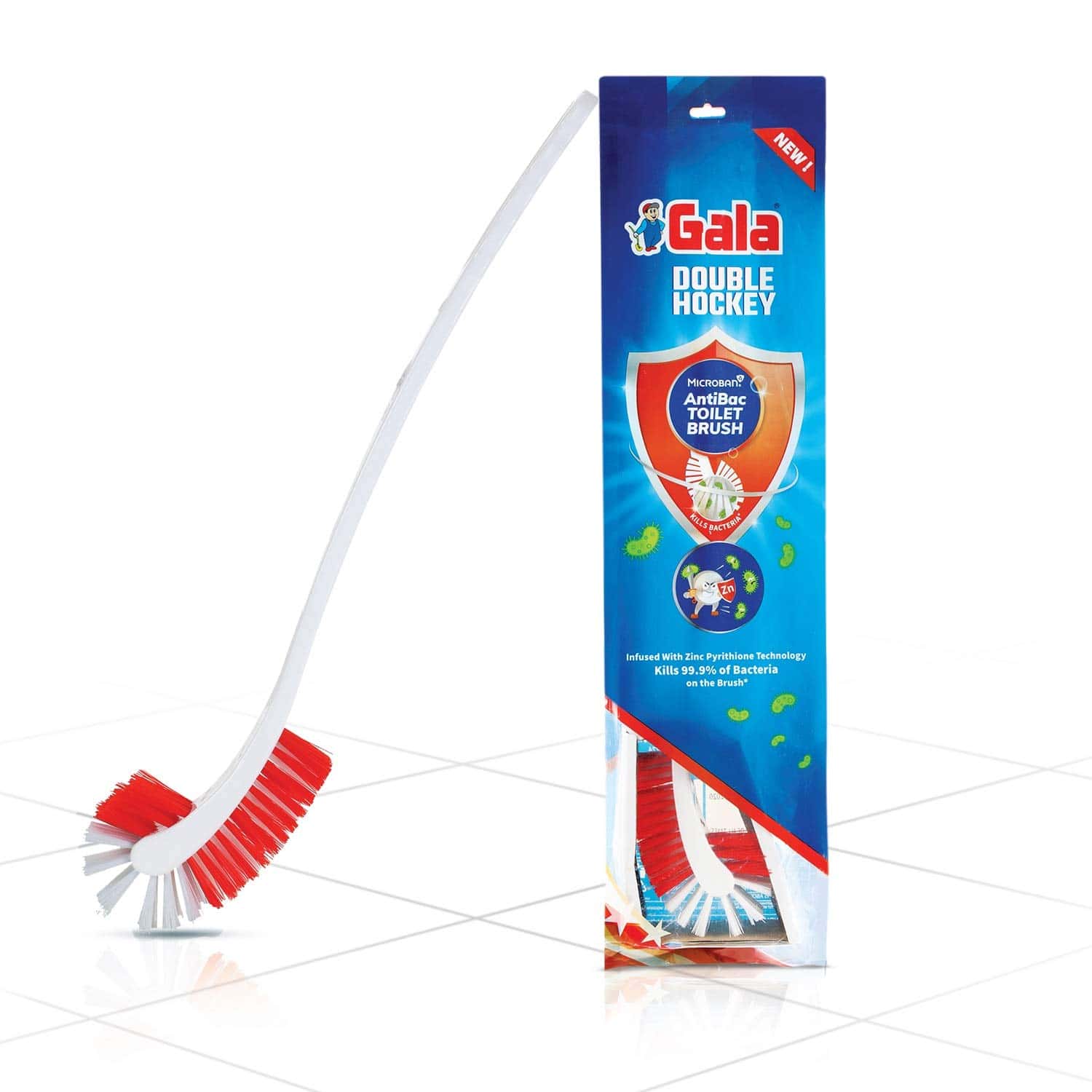 Gala Double Hockey Antibac Toilet Brush in bulk from India — Ant Mascot