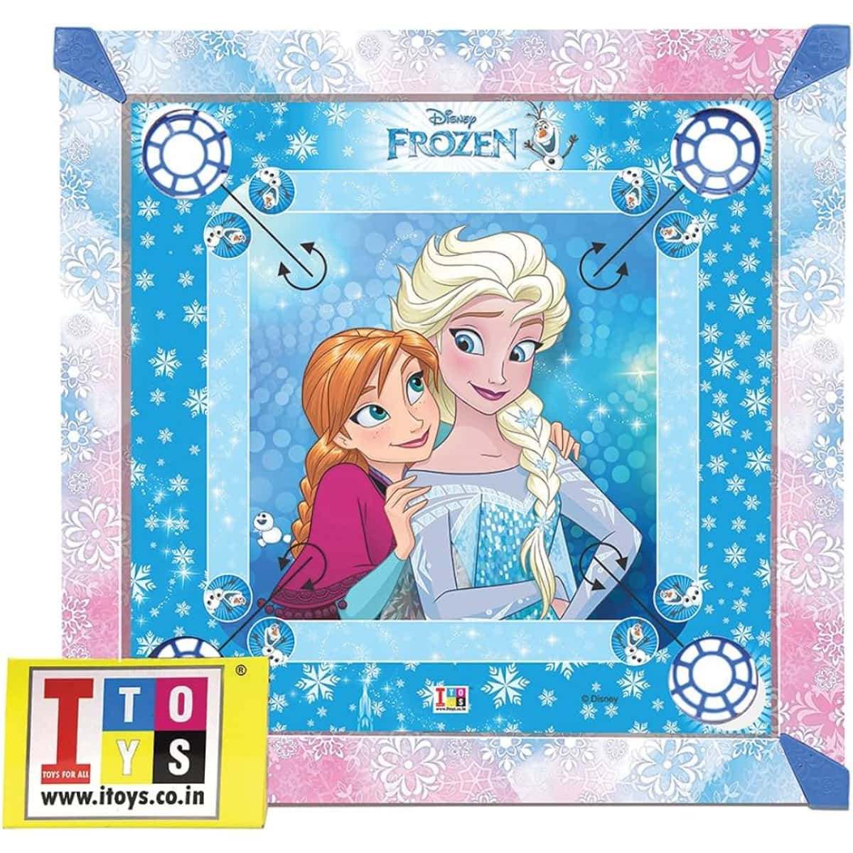Itoys Toy Carrom 20X20 Disney Frozen in bulk from India — Ant Mascot