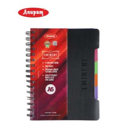 Anupam Eminent 5 Subject Notebook 300Pg A5 in bulk from India — Ant Mascot