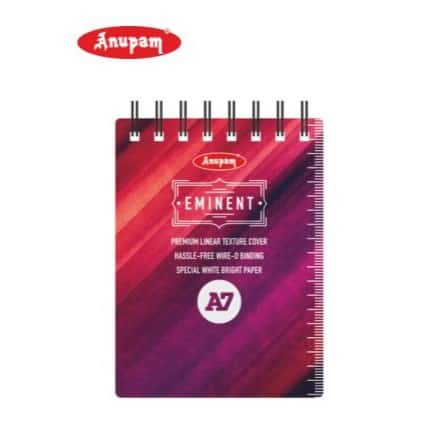 Anupam Eminent 1 Subject Ruled Notebook 100Pg A7 in bulk from India — Ant Mascot
