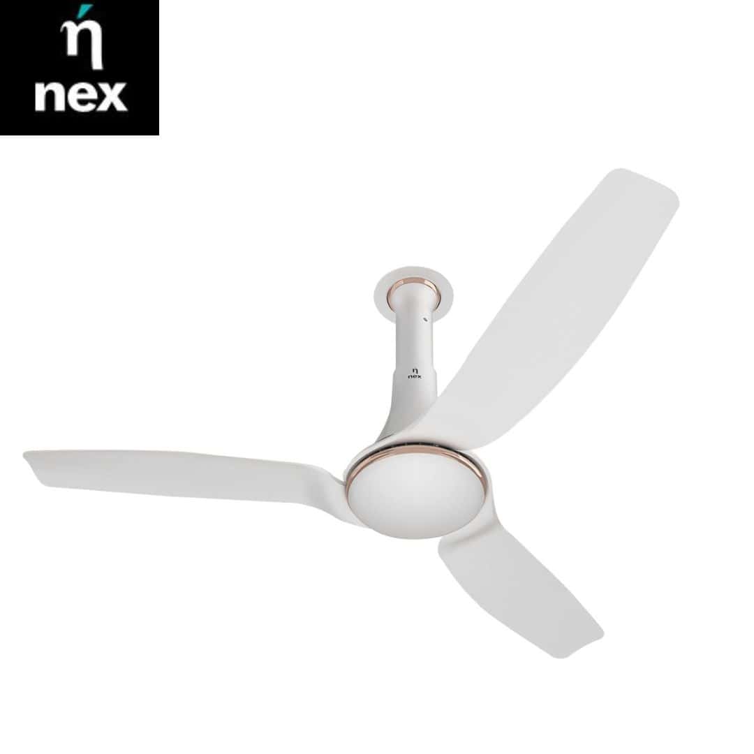 Nex Dryft A90 1200 mm star rated Ceiling Fans | 20%* Higher Air Thrust | Airfluence� ABS Blade for Low Noise | Classic White in bulk from India — Ant Mascot