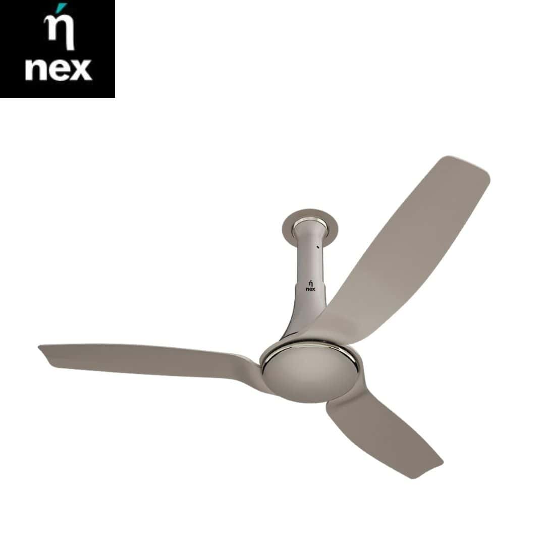 Nex Dryft A90 1200 mm star rated Ceiling Fans | 20%* Higher Air Thrust | Airfluence� ABS Blade for Low Noise | Slate Gold in bulk from India — Ant Mascot