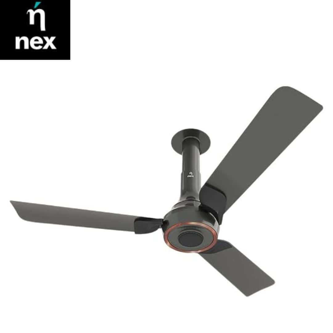 Nex Glyde A70 1200mm BLDC Ceiling Fans For Home | 20% Higher Air Thrust |(Granite grey) in bulk from India — Ant Mascot