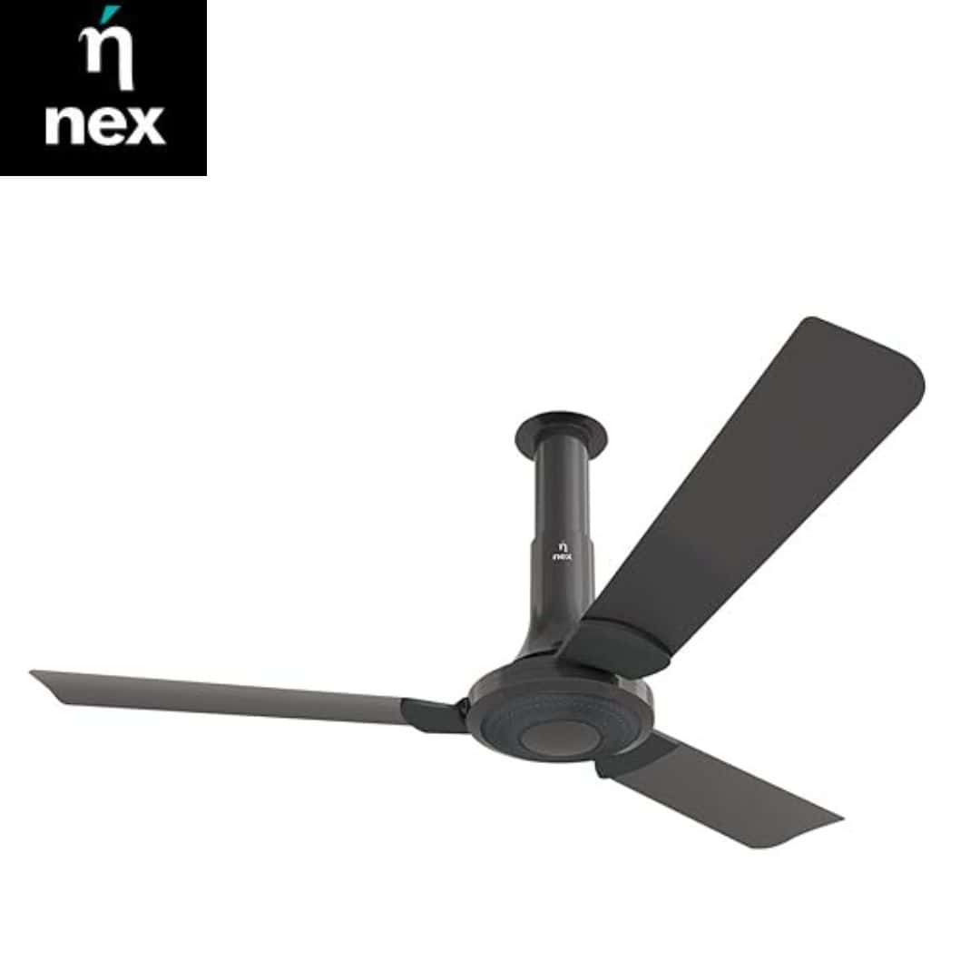 Nex Glyde A40 1200mm Ceiling Fans For Home|20% Higher Air Thrust|51W PeakTorq� Motor  (Granite Grey) in bulk from India — Ant Mascot