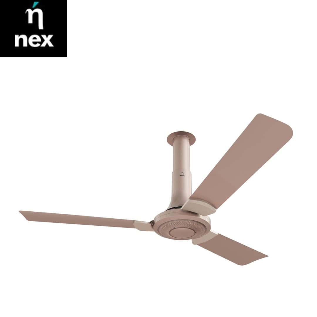 Nex Glyde A40 1200mm Ceiling Fans For Home|20% Higher Air Thrust|51W PeakTorq� Motor|(Blush) in bulk from India — Ant Mascot
