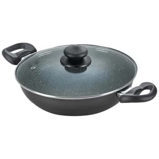 Prestige 36310 Omega Deluxe Granite Kadai 240 mm with lid in bulk from India — Ant Mascot