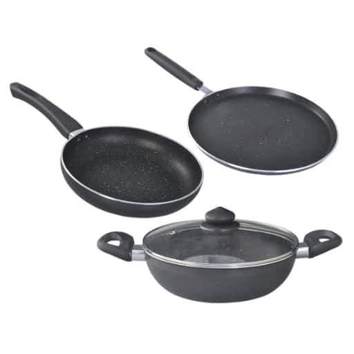 Prestige 36316 Omega Deluxe Granite Build Kitchen 3Pc Set in bulk from India — Ant Mascot