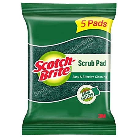 Scotch Brite Scrub Pad Stainless Cutters 5 Pads in bulk from India — Ant Mascot