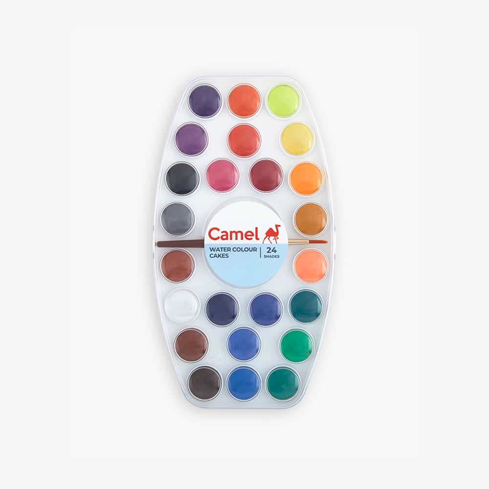 Camlin Student Water Colour Cakes 24 Shades in bulk from India — Ant Mascot