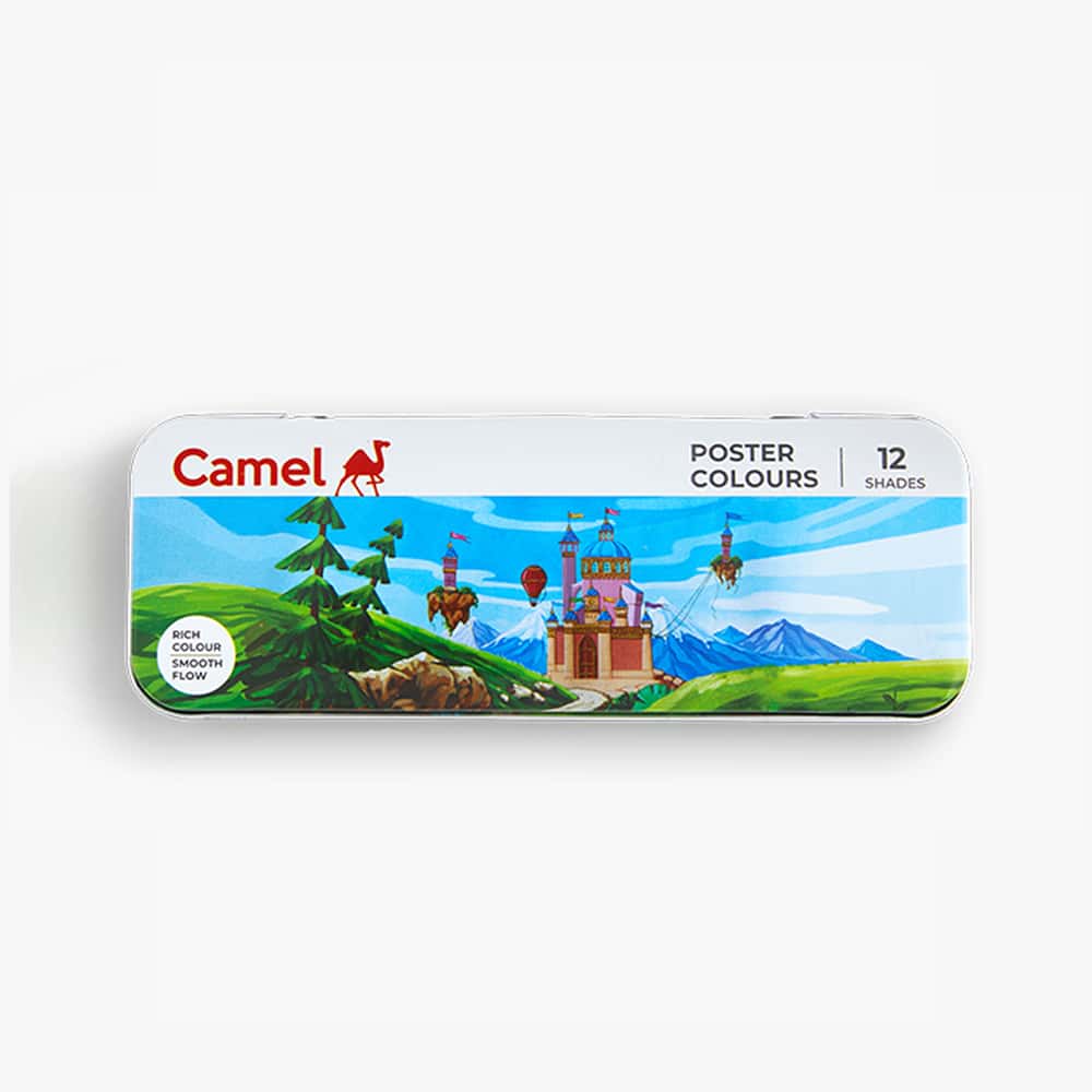 Camlin Student Poster Colour 12 Shades in 10ml in bulk from India — Ant Mascot